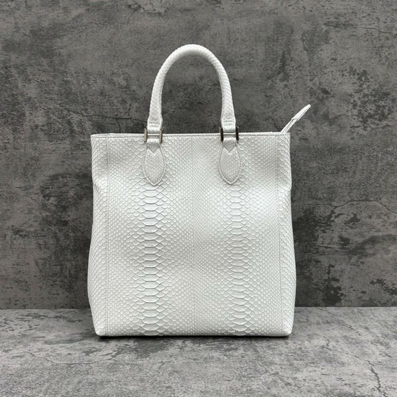 レザック パイソン トートバッグ ホワイト 国産(日本製) LE'SAC libia