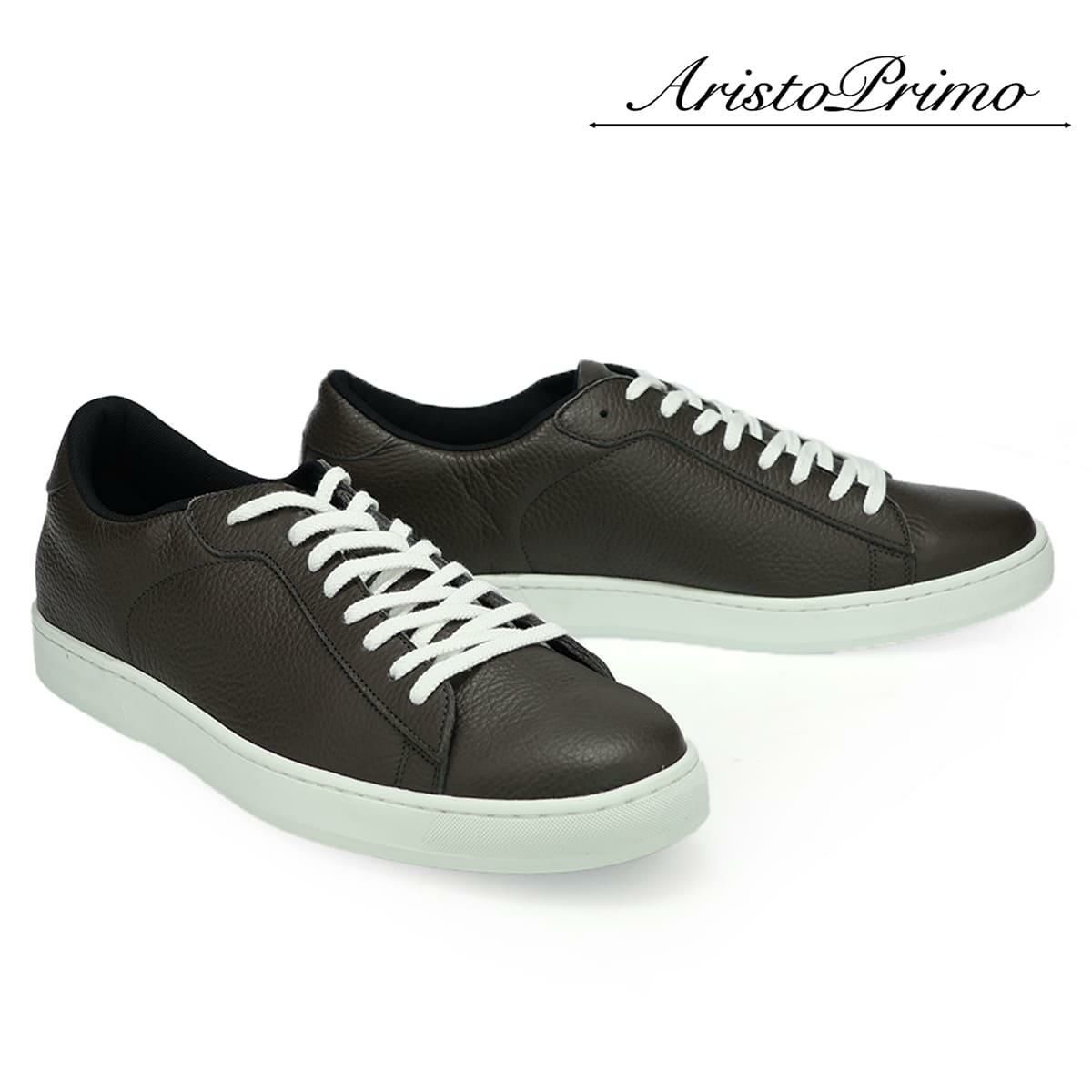アリストプリモ メンズ カジュアルシューズ レザースニーカー 国産(日本製) AristoPrimo a-511