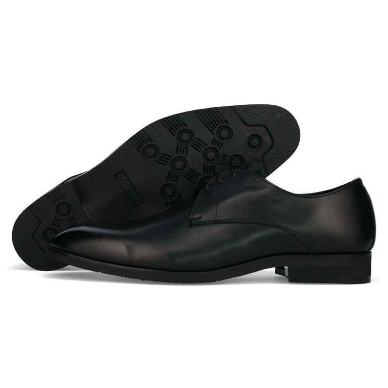 アリストプリモ メンズ ドレスシューズ 外羽根プレーントゥ ブラック 日本製 AristoPrimo a-02sh