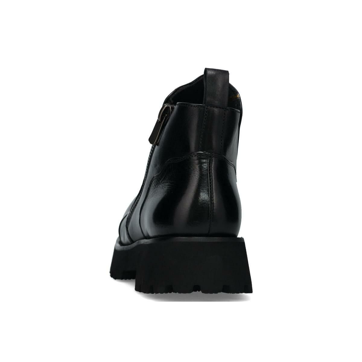  ラウディ メンズ カジュアルシューズ 厚底サイドジップブーツ ブラック RAUDi 53202