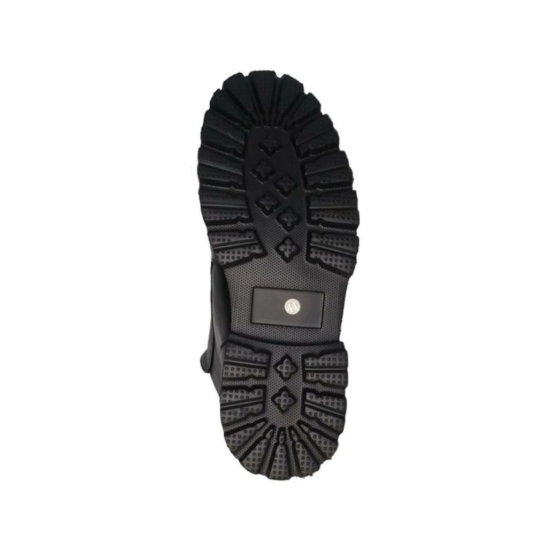  ラウディ メンズ カジュアルシューズ 厚底サイドジップブーツ ブラック RAUDi 53202