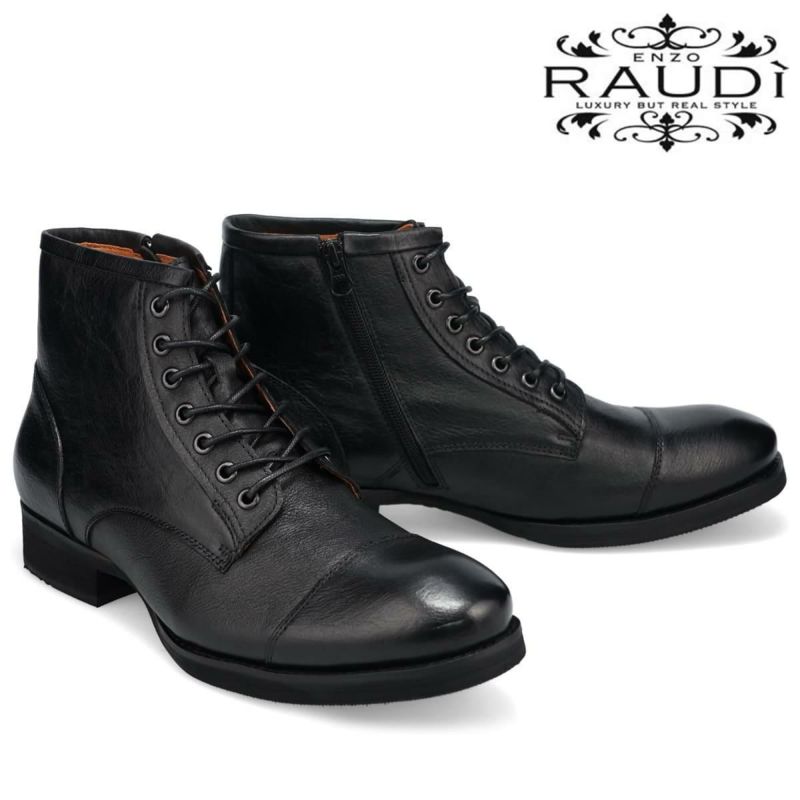 ラウディ メンズ カジュアルシューズ サイドジップブーツ RAUDi 53203