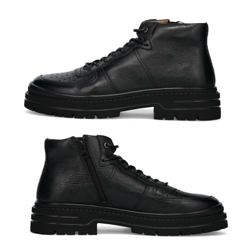 ラウディ メンズ カジュアルシューズ ハイカットレザースニーカー RAUDi 53206