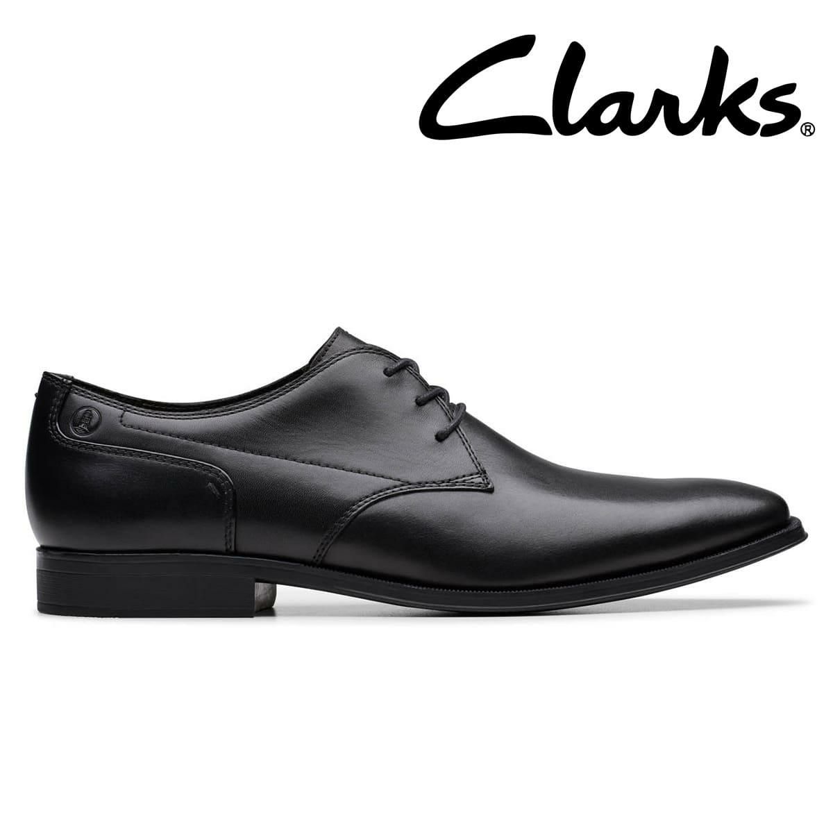 クラークス メンズ ドレスシューズ ポールトンレース ブラック タン 日本製 Clarks 261833