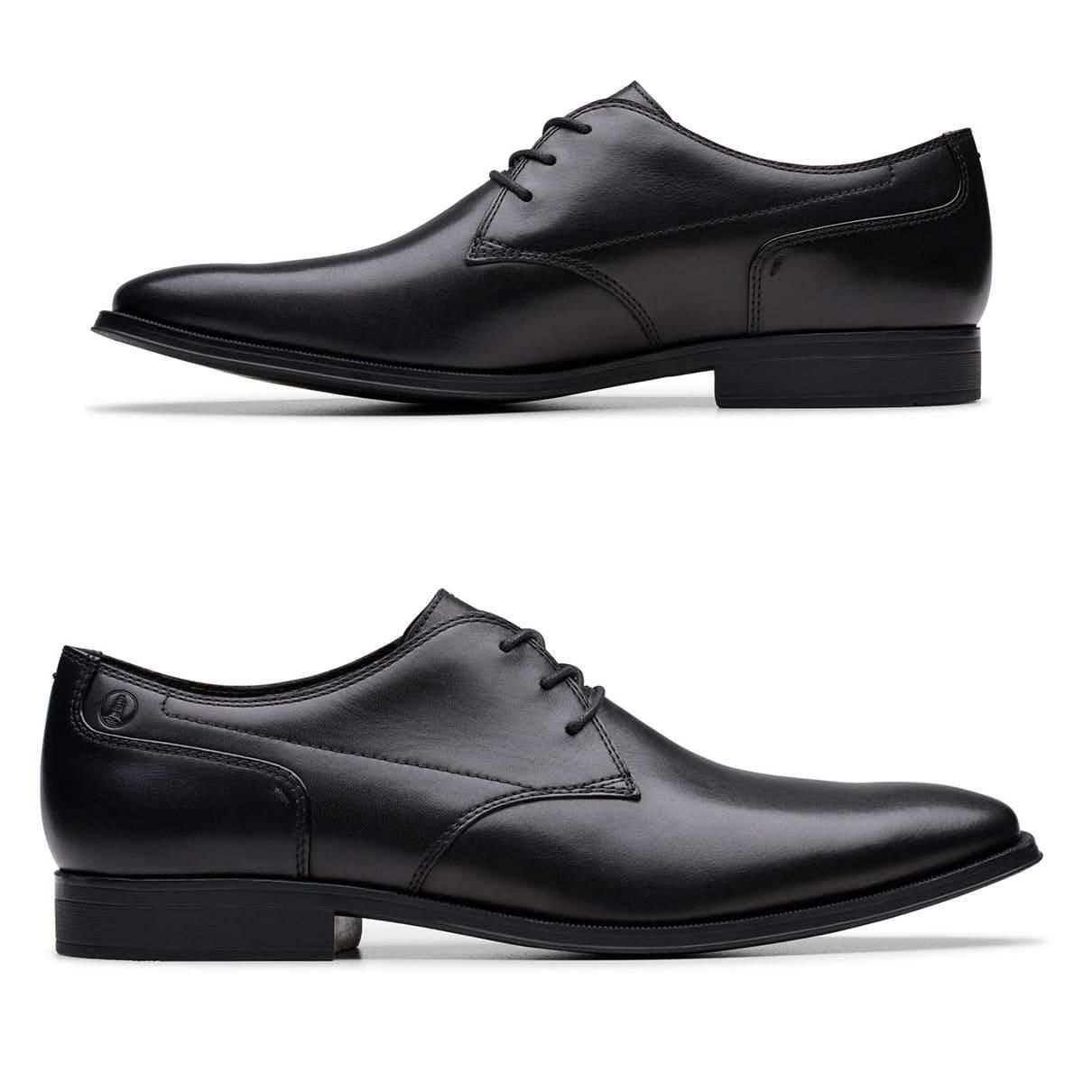 クラークス メンズ ドレスシューズ ポールトンレース ブラック タン 日本製 Clarks 261833