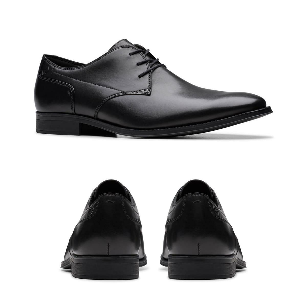 クラークス メンズ ドレスシューズ ポールトンレース ブラック タン 日本製 Clarks 261833