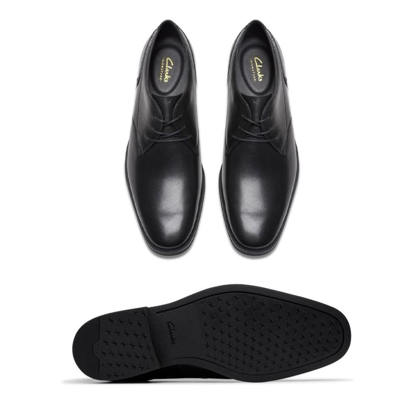 クラークス メンズ ドレスシューズ ポールトンレース ブラック タン 日本製 Clarks 261833