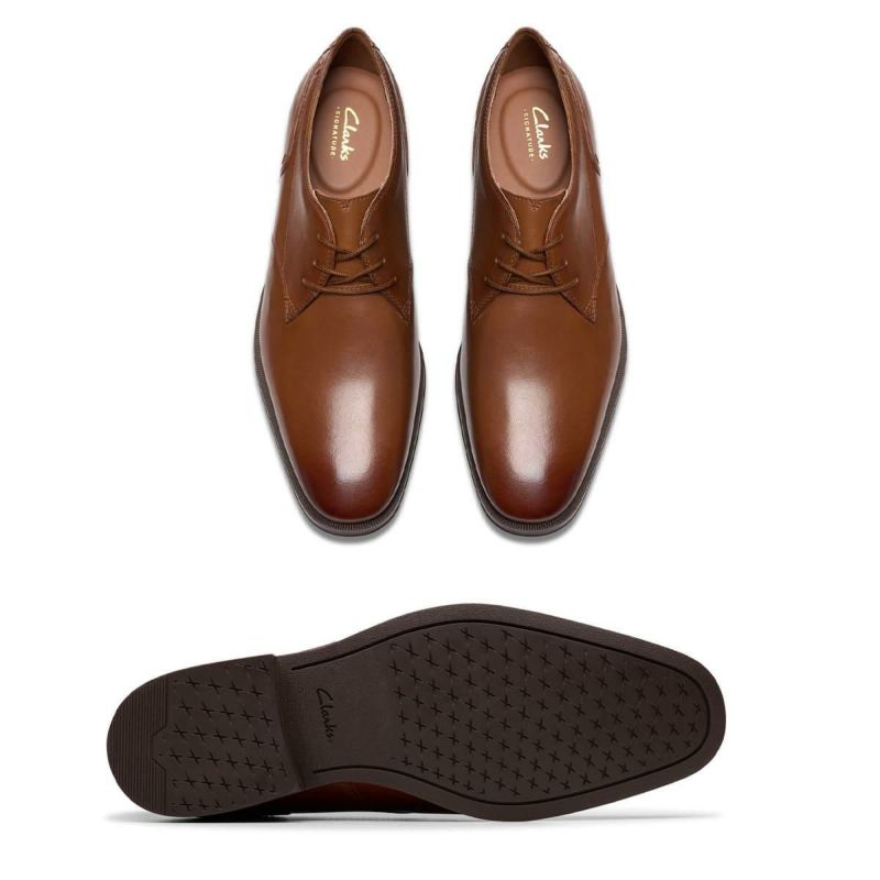 クラークス メンズ ドレスシューズ ポールトンレース ブラック タン 日本製 Clarks 261833