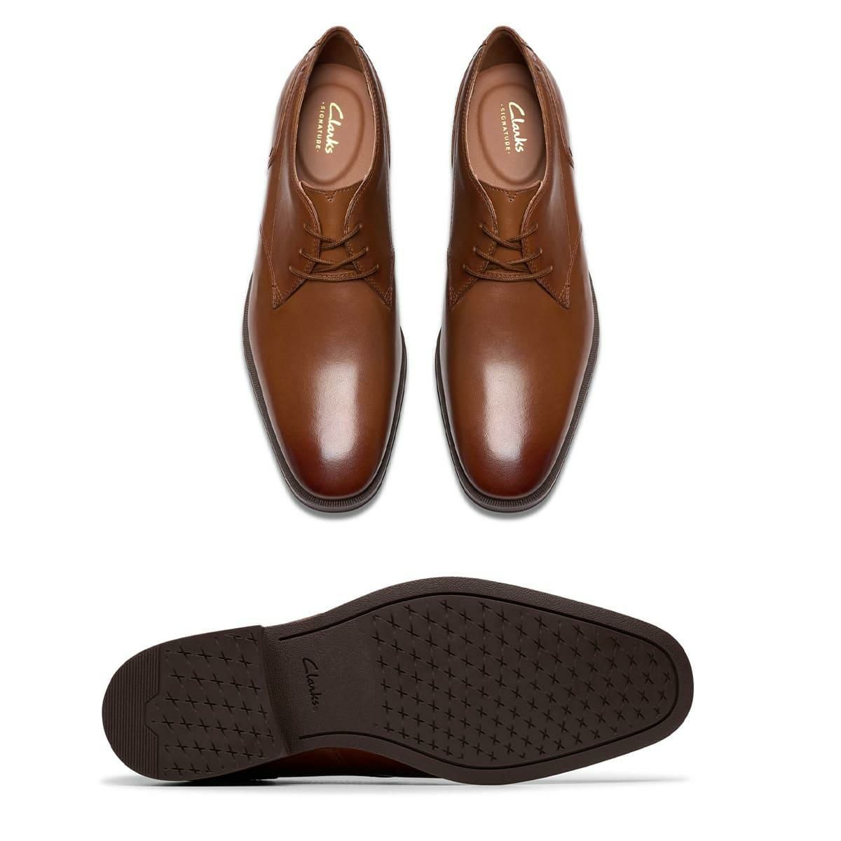 クラークス メンズ ドレスシューズ ポールトンレース ブラック タン 日本製 Clarks 261833