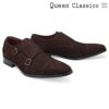 クインクラシコ メンズ ドレスシューズ スエードダブルモンク QueenClassico 3193-5