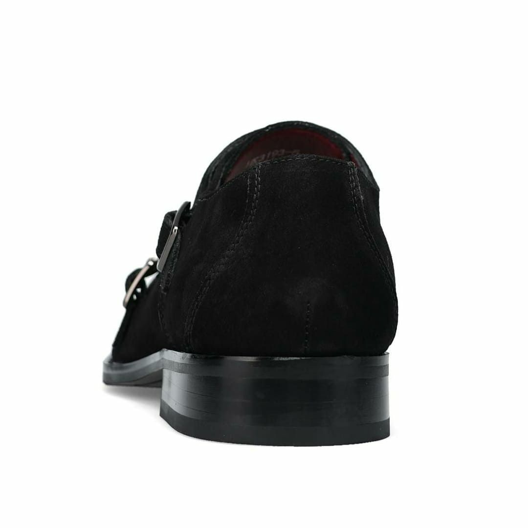 クインクラシコ メンズ ドレスシューズ スエードダブルモンク QueenClassico 3193-5