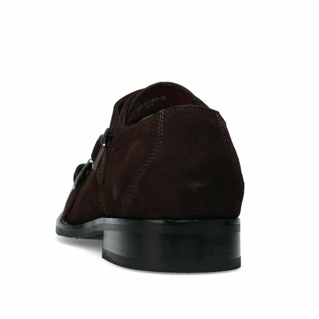 クインクラシコ メンズ ドレスシューズ スエードダブルモンク QueenClassico 3193-5