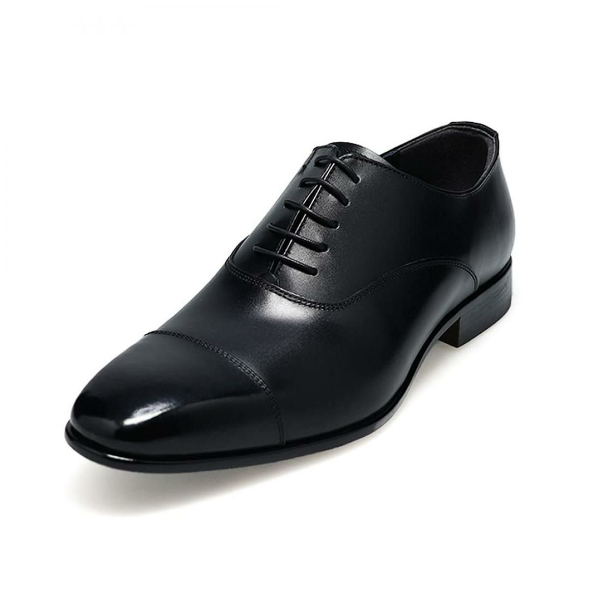 クインクラシコ メンズ ドレスシューズ 内羽根ストレートチップ ブラック 日本製 QueenClassico 55001　7