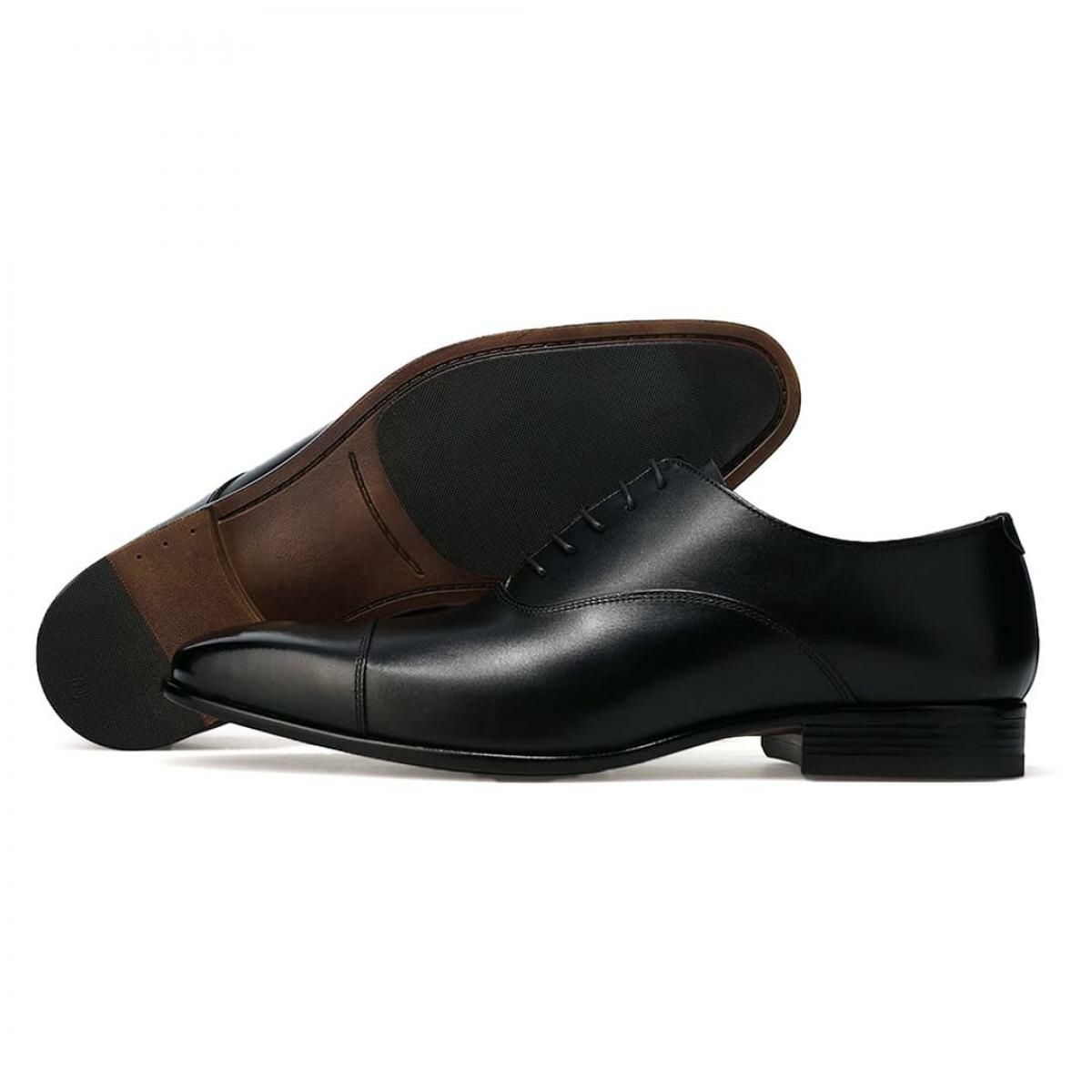 クインクラシコ メンズ ドレスシューズ 内羽根ストレートチップ ブラック 日本製 QueenClassico 55001　9