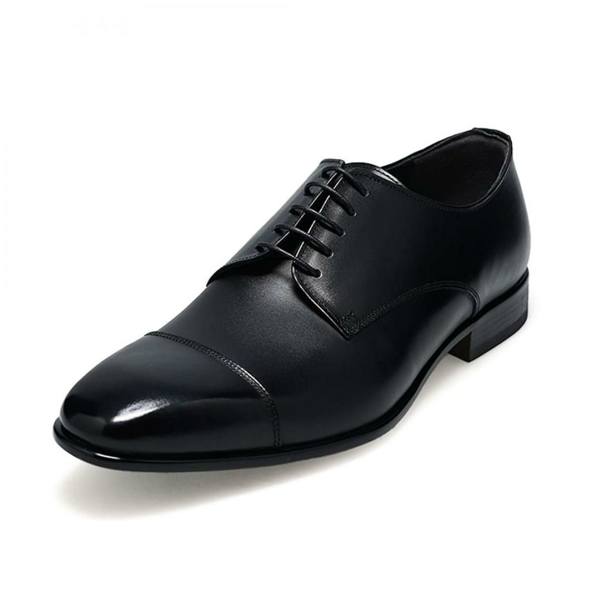 クインクラシコ メンズ ドレスシューズ 外羽根ストレートチップ ブラック 日本製 QueenClassico 55002　6