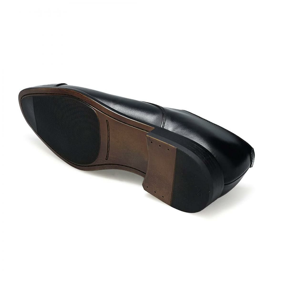 クインクラシコ メンズ ドレスシューズ 外羽根ストレートチップ ブラック 日本製 QueenClassico 55002　7