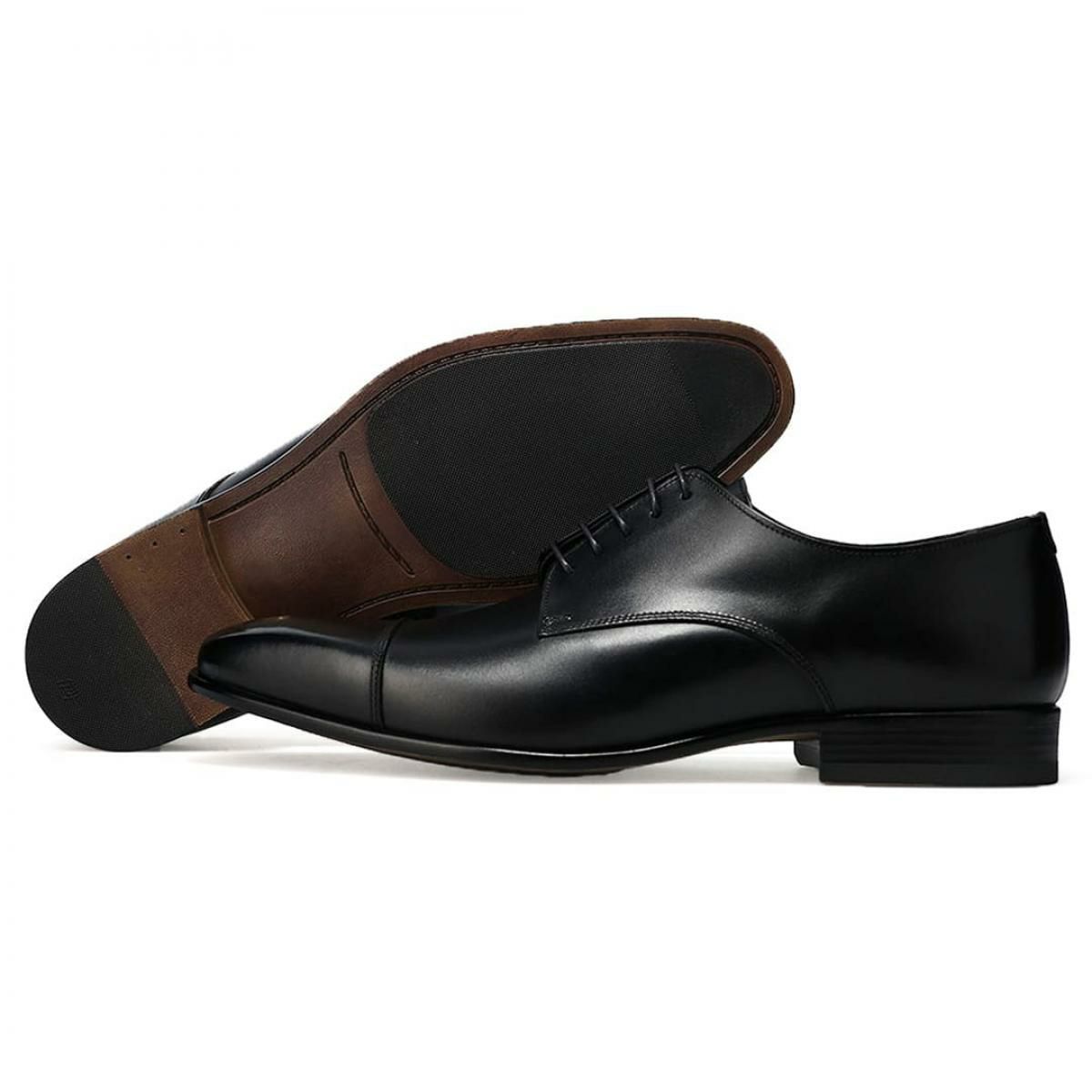 クインクラシコ メンズ ドレスシューズ 外羽根ストレートチップ ブラック 日本製 QueenClassico 55002　8