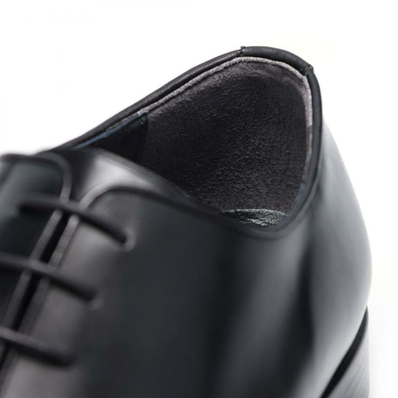 クインクラシコ メンズ ドレスシューズ 外羽根ストレートチップ ブラック 日本製 QueenClassico 55002　11