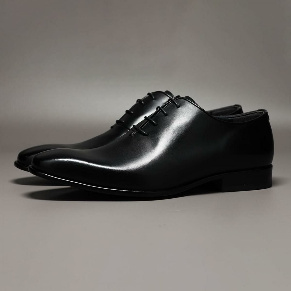 クインクラシコ メンズ ドレスシューズ ホールカット ブラック 日本製 QueenClassico 55003　2