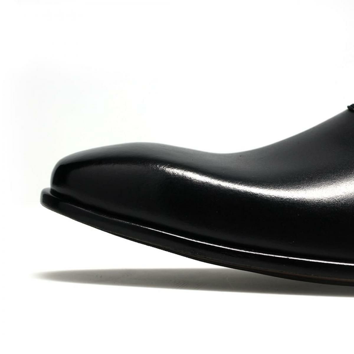 クインクラシコ メンズ ドレスシューズ ホールカット ブラック 日本製 QueenClassico 55003　11