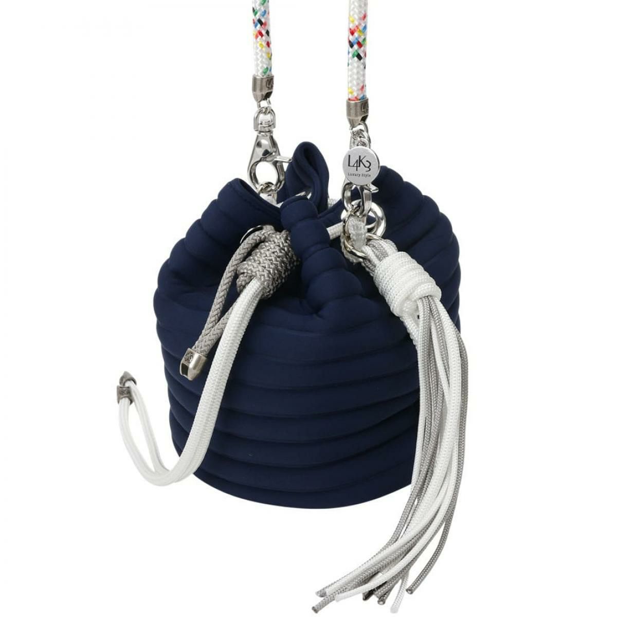 レーク バケットバッグ アブソリュートブルー イタリア製 L4K3 sec-1178　6