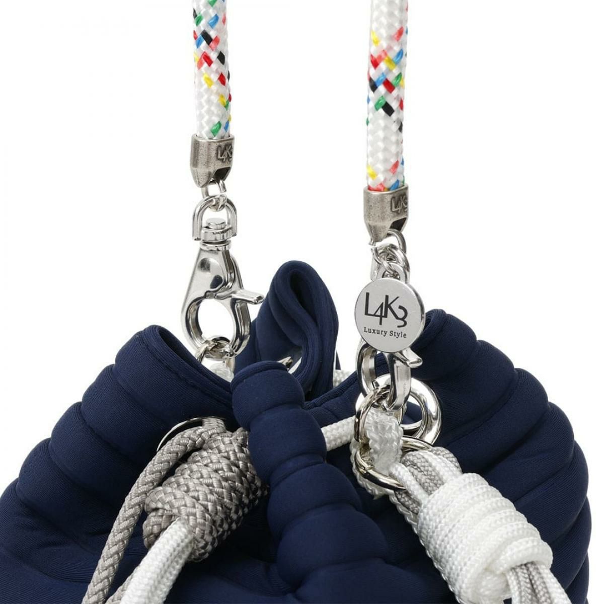 レーク バケットバッグ アブソリュートブルー イタリア製 L4K3 sec-1178　10