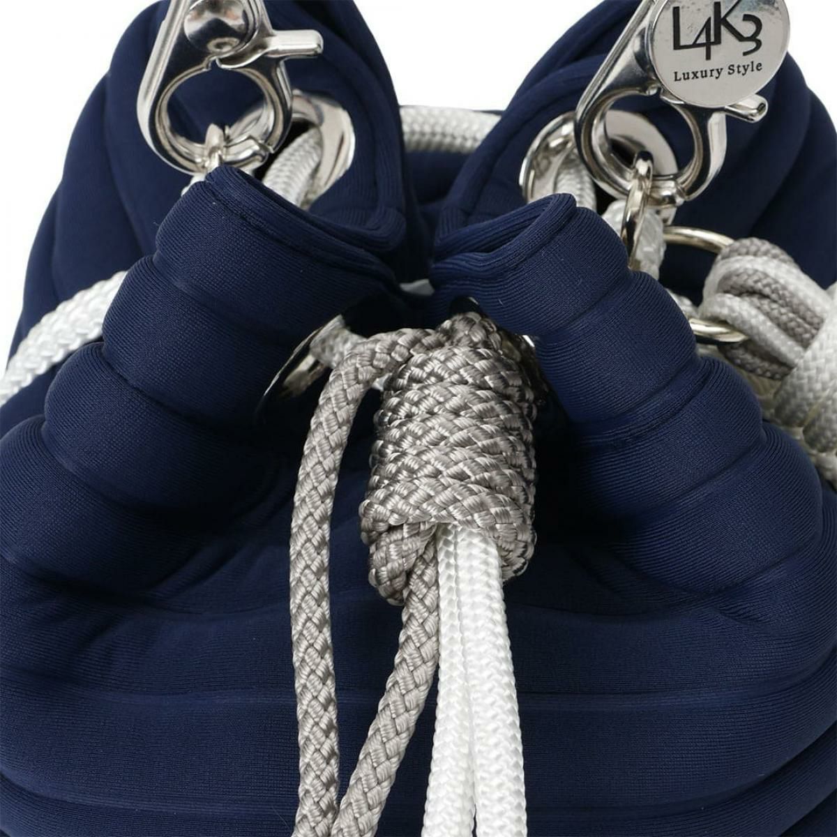 レーク バケットバッグ アブソリュートブルー イタリア製 L4K3 sec-1178　11