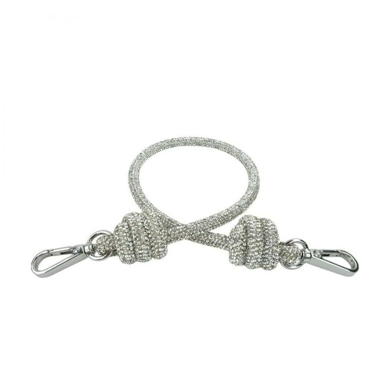 レーク キーホルダー サイドロープ ボストン マイクログリッター シルバー イタリア製 L4K3 siderope-boston 2