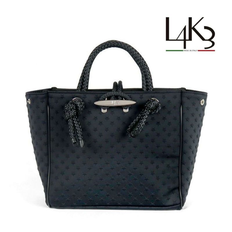 レーク バッグ クリートトートミニ ブラック イタリア製 L4K3 tom-1000　