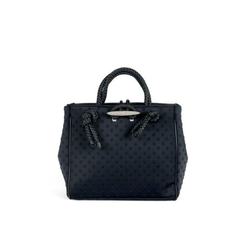 レーク バッグ クリートトートミニ ブラック イタリア製 L4K3 tom-1000　3