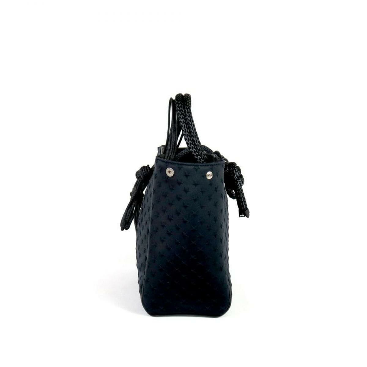 レーク バッグ クリートトートミニ ブラック イタリア製 L4K3 tom-1000　4