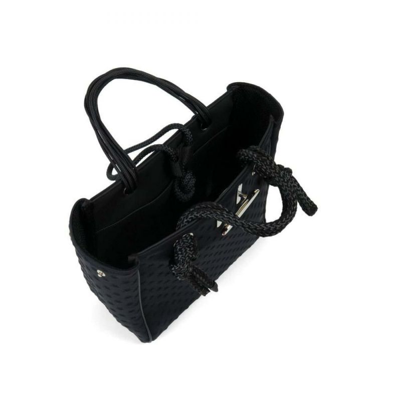 レーク バッグ クリートトートミニ ブラック イタリア製 L4K3 tom-1000　5