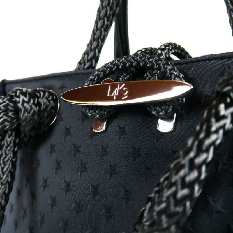 レーク バッグ クリートトートミニ ブラック イタリア製 L4K3 tom-1000　8