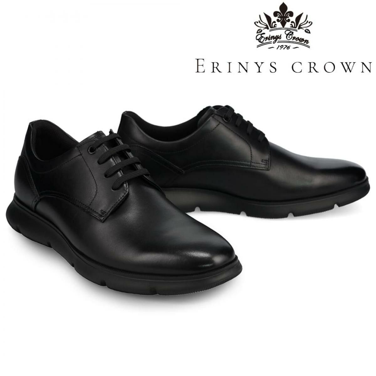 エリニュスクラウン メンズ カジュアルシューズ 外羽根プレーントゥ ERINYS CROWN er-0356 