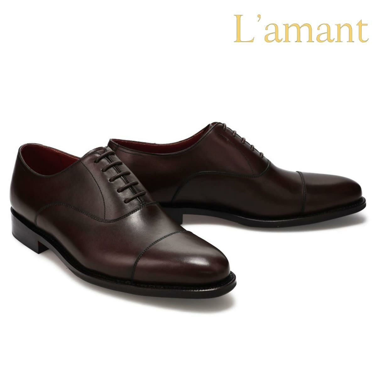 ラマン メンズ ドレスシューズ ストレートチップ L'amant la201