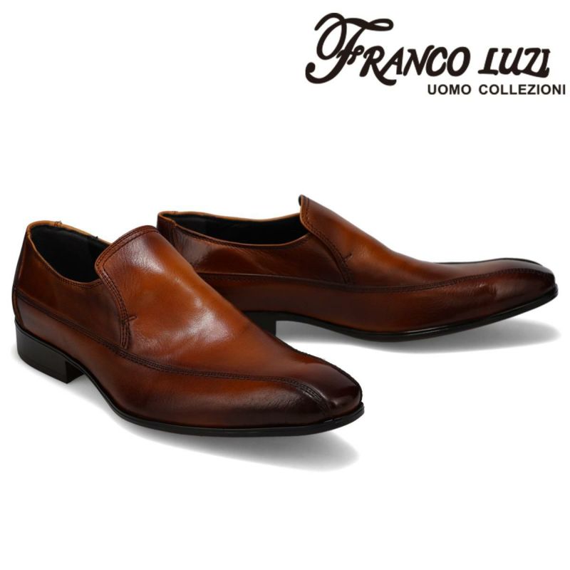フランコルッチ メンズ ドレスシューズ スリッポン 日本製 FRANCO LUZI