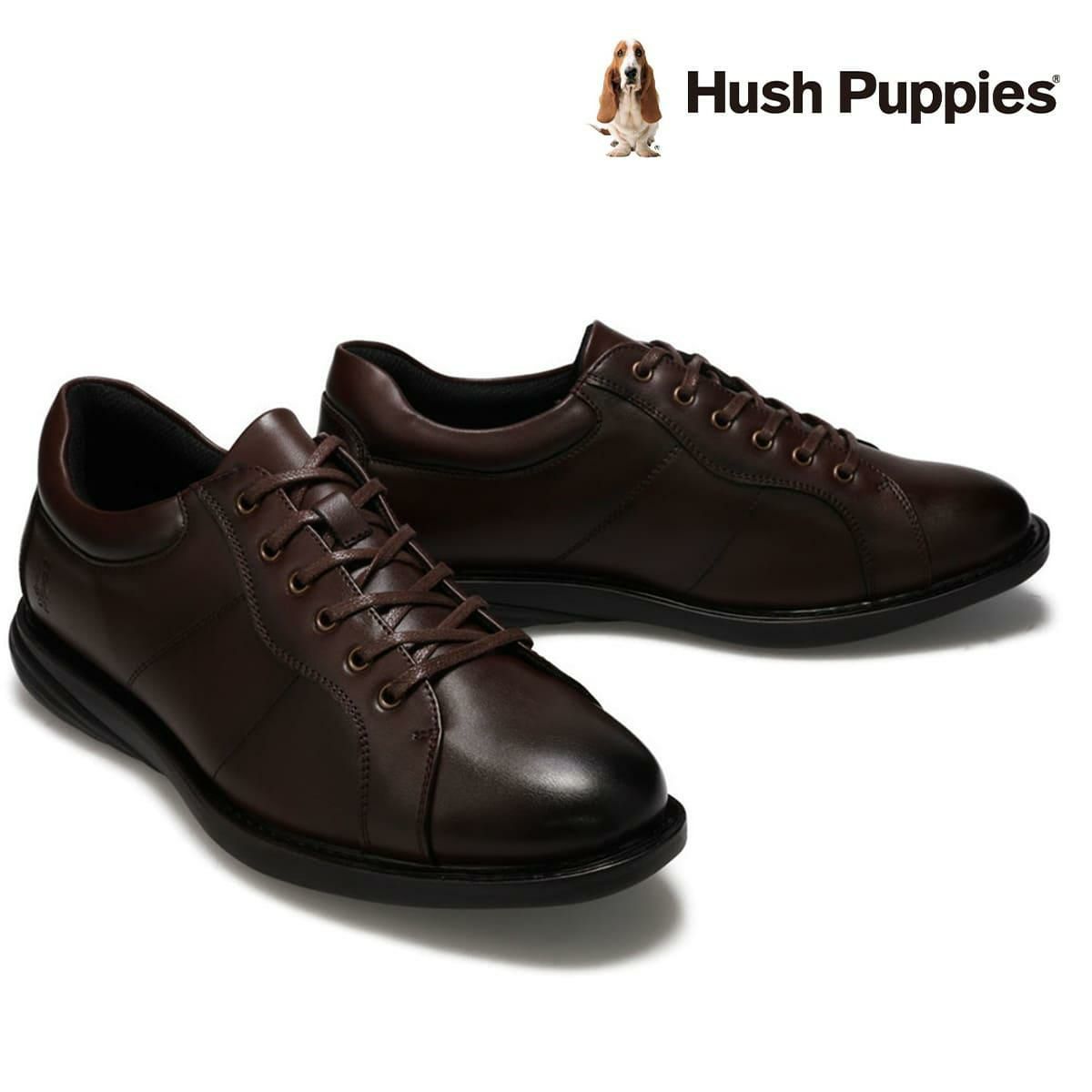 ハッシュパピー メンズ カジュアルシューズ レザースニーカー Hush Puppies m-7129t