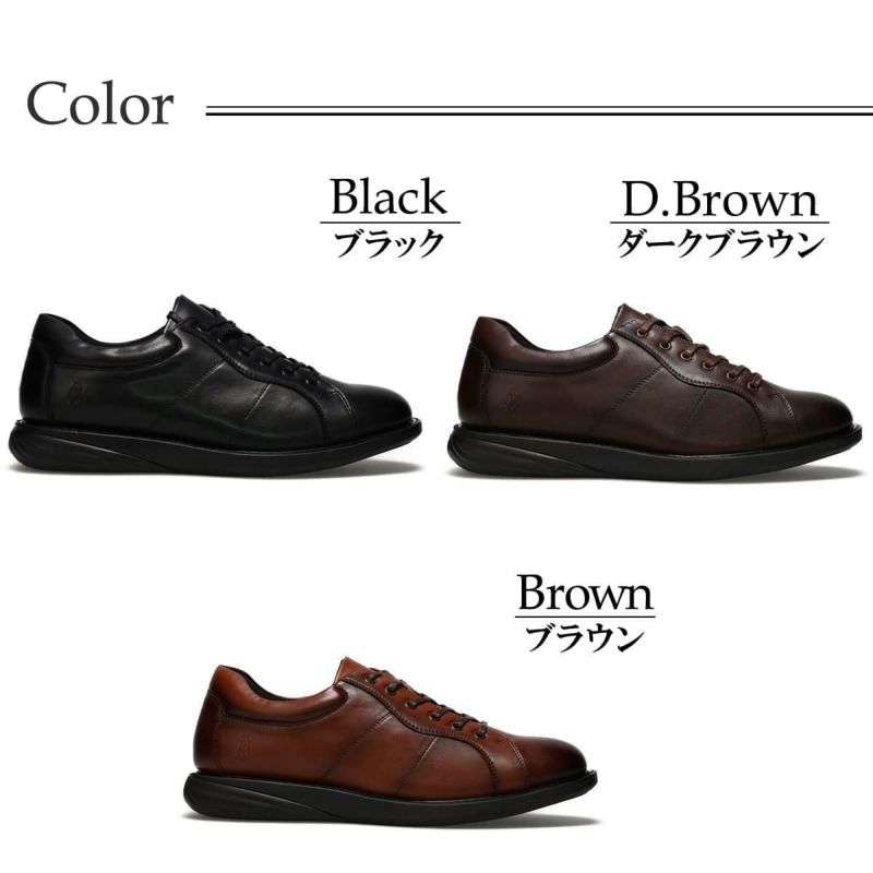 ハッシュパピー メンズ カジュアルシューズ レザースニーカー Hush Puppies m-7129t