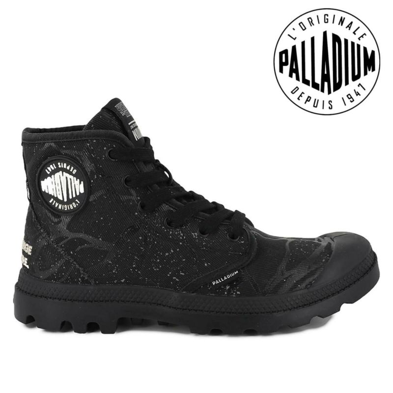 パラディウム メンズ カジュアルシューズ パンパハイトンネル ブラック PALLADIUM 04626 