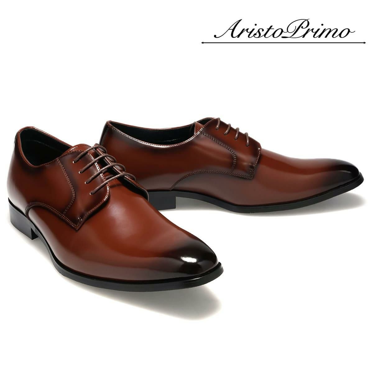 アリストプリモ メンズ ドレスシューズ 外羽根プレーントゥ 日本製 AristoPrimo a-8002