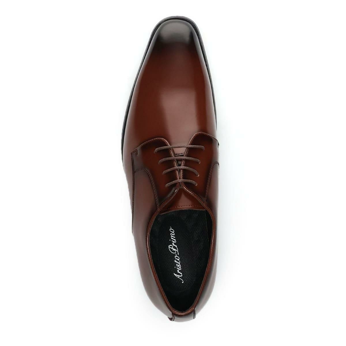 アリストプリモ メンズ ドレスシューズ 外羽根プレーントゥ 日本製 AristoPrimo a-8002