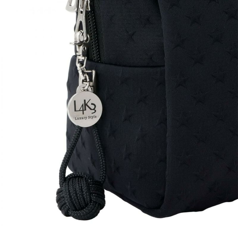 [レーク L4K3] レーク バッグ レオポーチ ブラック イタリア製 L4K3 leo-1000