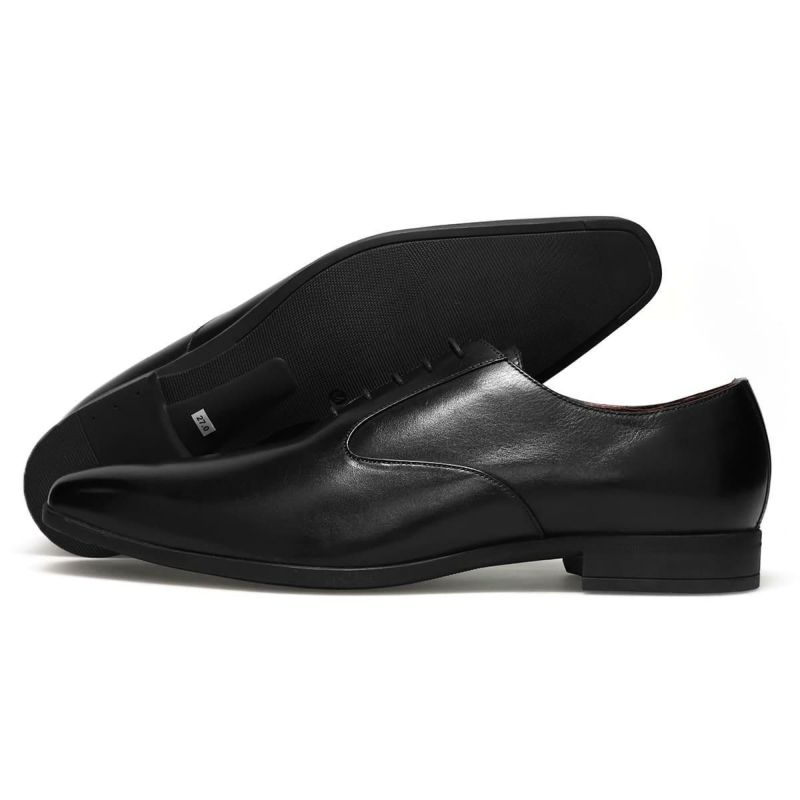 クリスチャン デイビス メンズ ドレスシューズ 内羽根プレーントゥ ブラック Christian Davis cd4003