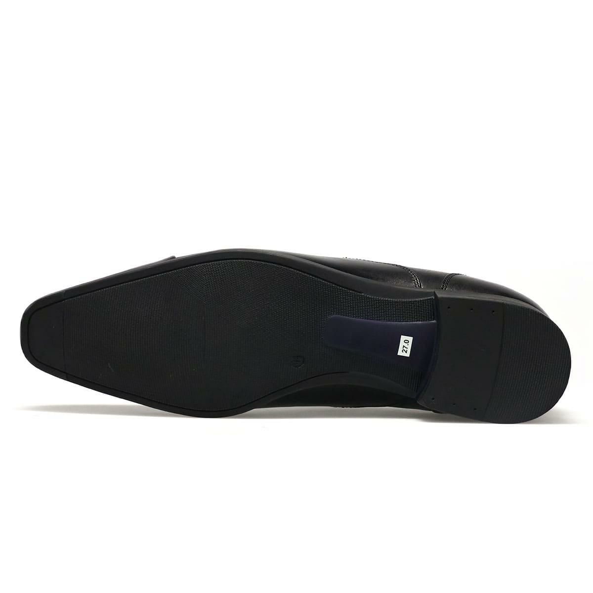 クリスチャン デイビス メンズ ドレスシューズ スリッポン ブラック Christian Davis cd4004