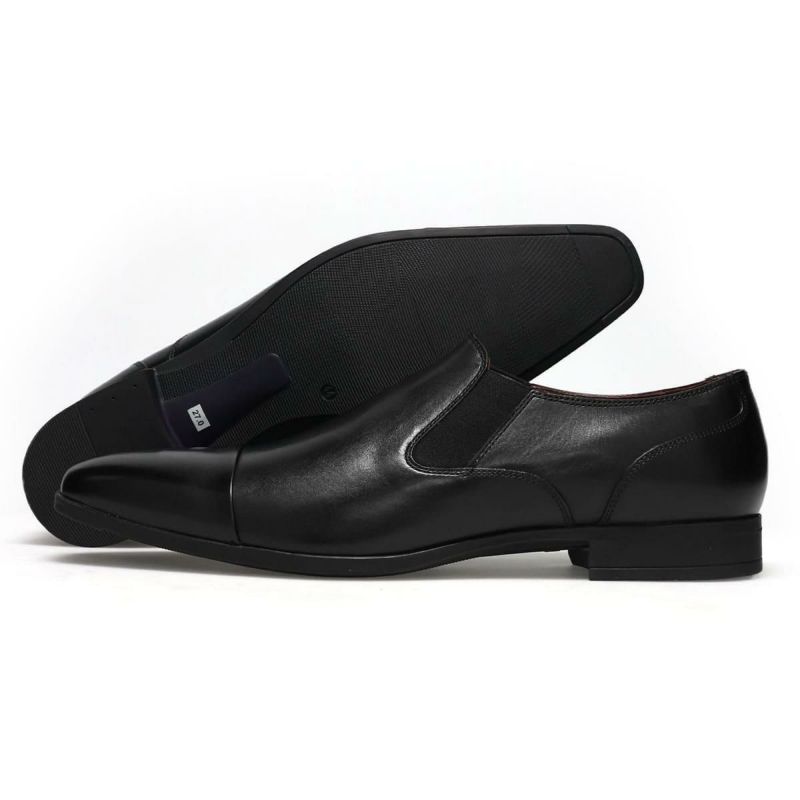 クリスチャン デイビス メンズ ドレスシューズ スリッポン ブラック Christian Davis cd4004