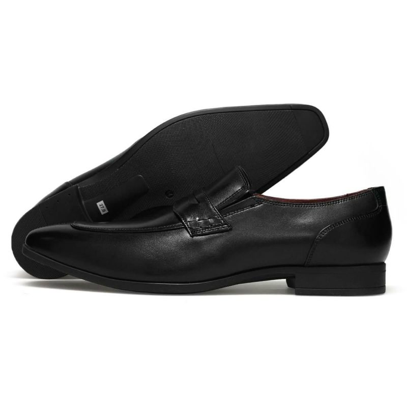 クリスチャン デイビス メンズ ドレスシューズ コインローファー ブラック ライトブラウン Christian Davis cd4005