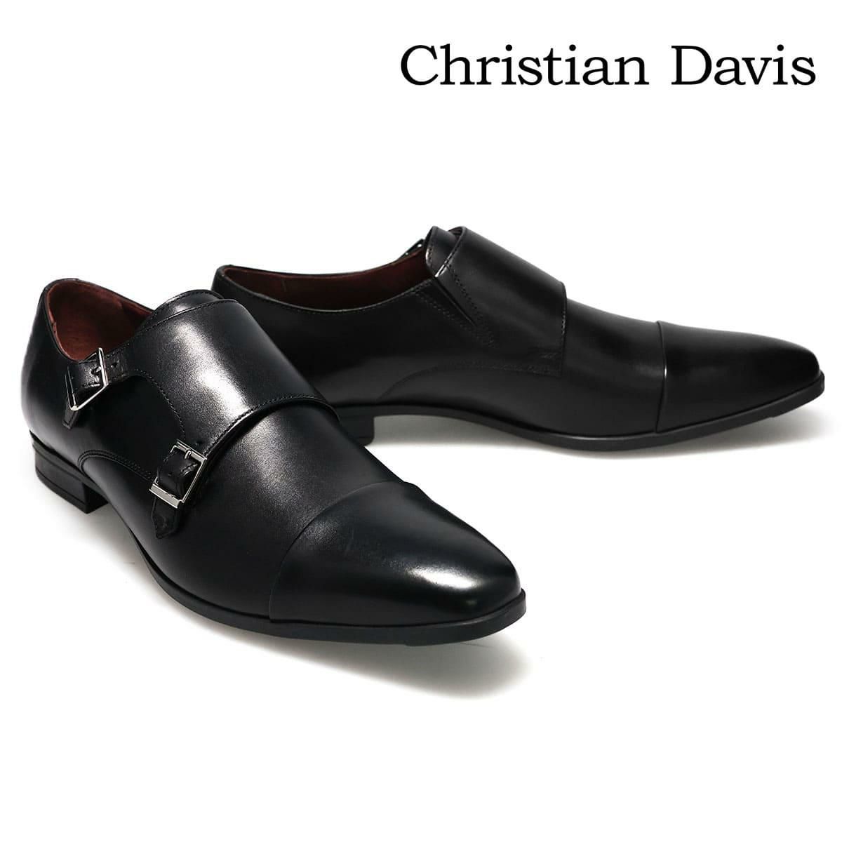  クリスチャン デイビス メンズ ドレスシューズ ダブルモンク Christian Davis cd4006