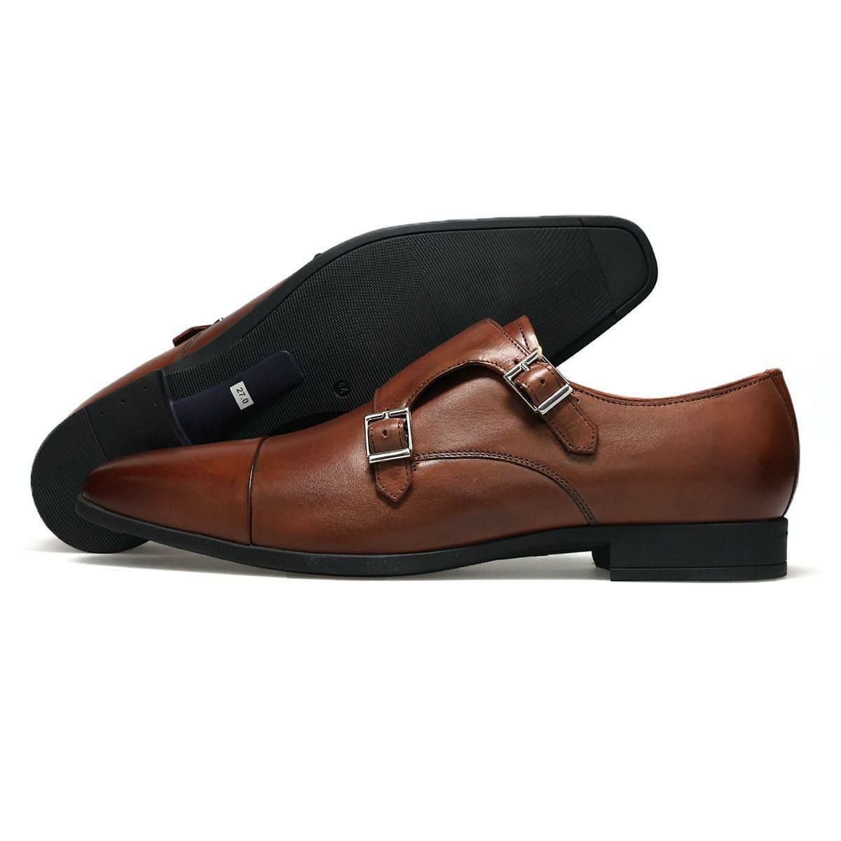  クリスチャン デイビス メンズ ドレスシューズ ダブルモンク Christian Davis cd4006