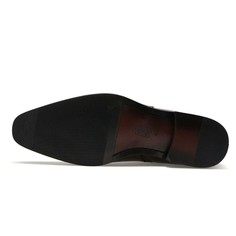 クインクラシコ メンズ ドレスシューズ サイドジップブーツ QueenClassico 6008-1