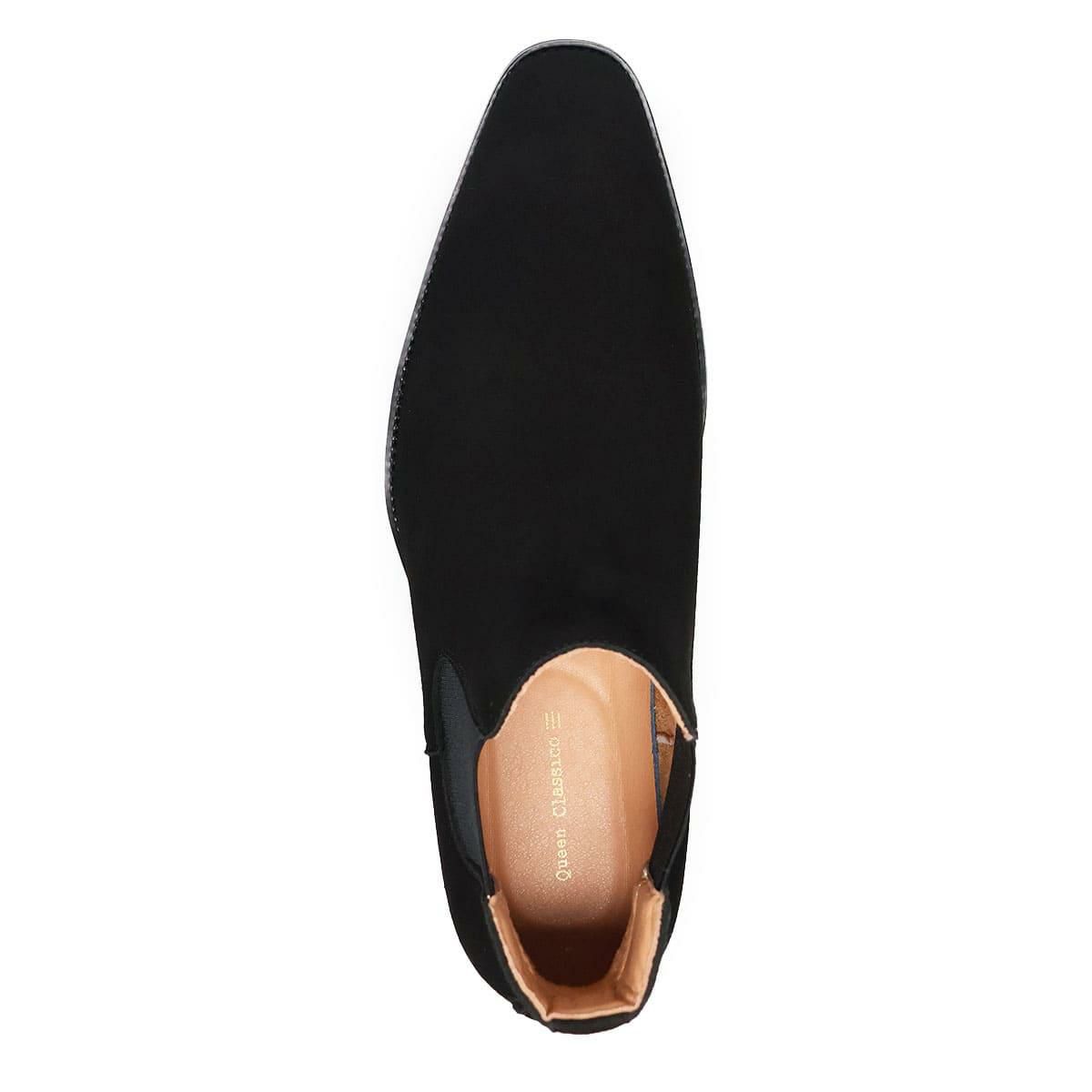  クインクラシコ メンズ ドレスシューズ サイドゴアブーツ QueenClassico 6001-1